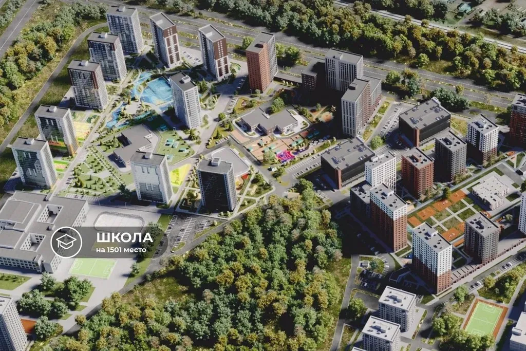Школу на 1501 место в Приволжском районе Казани сдадут к концу 2026 года