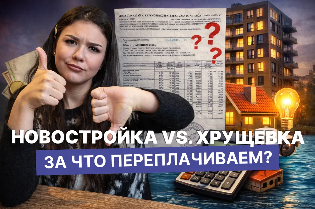 Коммуналка в хрущевке и новостройке: за что мы переплачиваем?
