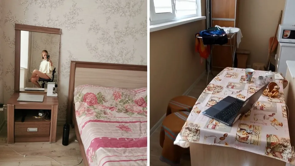 В квартире, которую мы снимали, кухня и спальня объединены с помощью балкона — это было не очень удобно. Фото предоставлено героем статьи