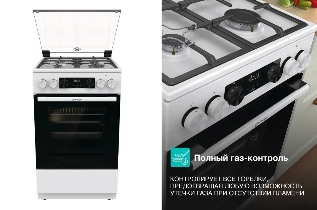 Плита Gorenje GK5C40WF. Коллаж на основе Яндекс Маркет 