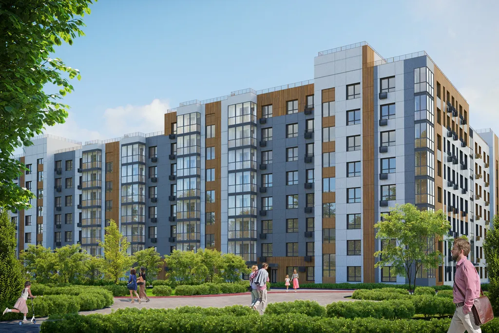 «Царево City» идеально подойдет семьям с детьми и тем, кто работает удаленно. Рендер: «Унистрой»