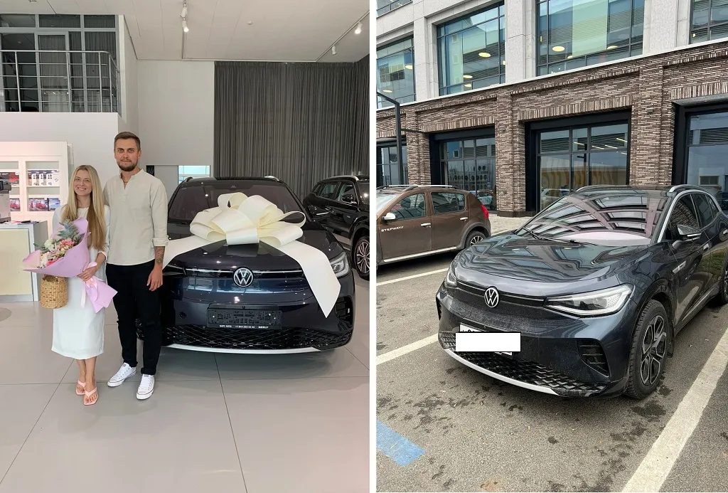 Изучив различные обзоры и съездив на тест-драйв, я выбрал Volkswagen ID.4. Это прекрасный автомобиль для города, безопасный и комфортный, полноприводный и мощный. Фото предоставлено героем статьи