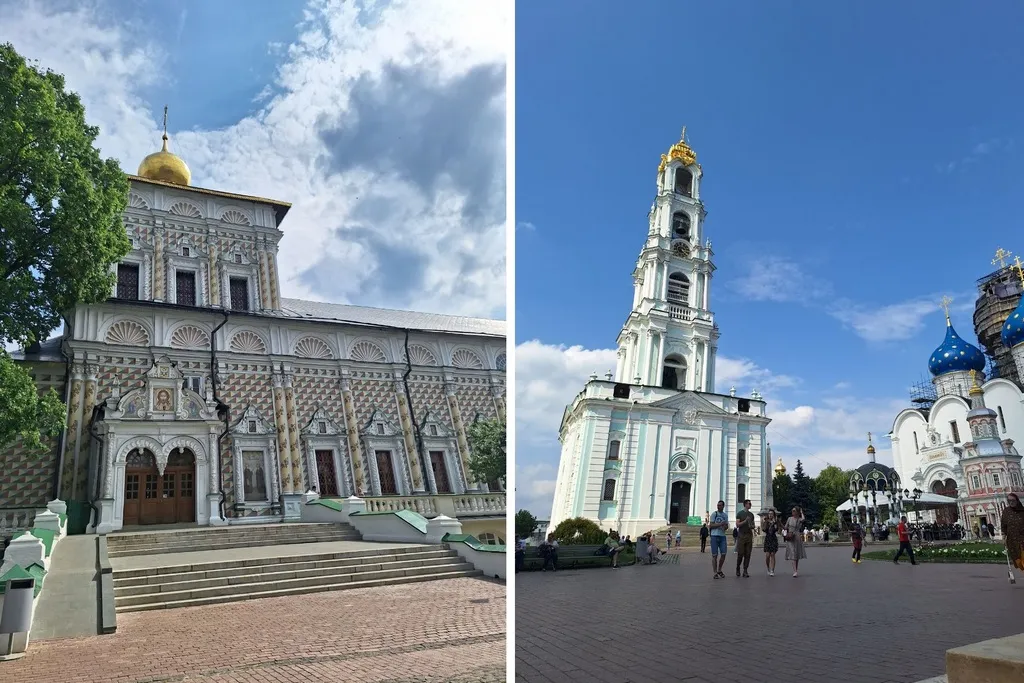 В Сергиевом Посаде красивая колокольня, но на нее надо заказывать отдельную экскурсию. Фото предоставлено героем статьи