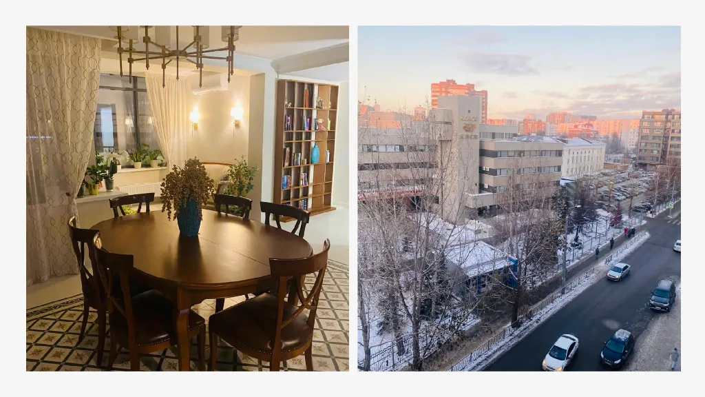 Вид из окна квартиры в ЖК Kalinina House. Фото предоставлено героем статьи