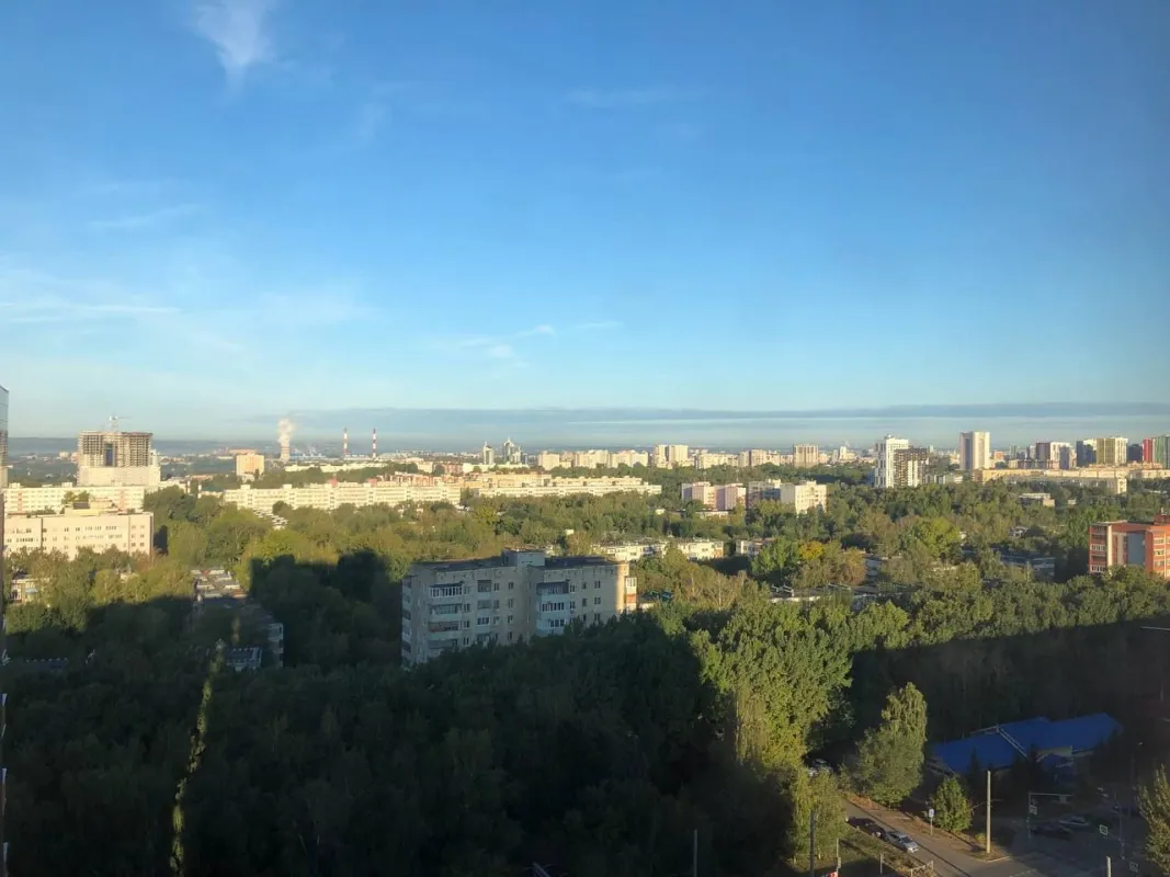 Вид из окна на 16-ом этаже в ЖК Три Богатыря.