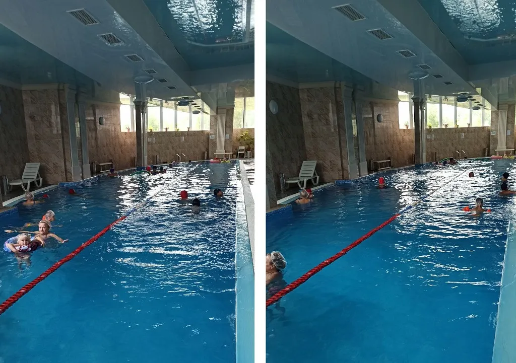 Отдохнуть в бассейне с морской водой и сауной прямо в доме можно за 350 рублей.