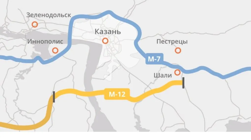 Трасса М-12 в Татарстане. Фото: ГК Автодорстрой.
