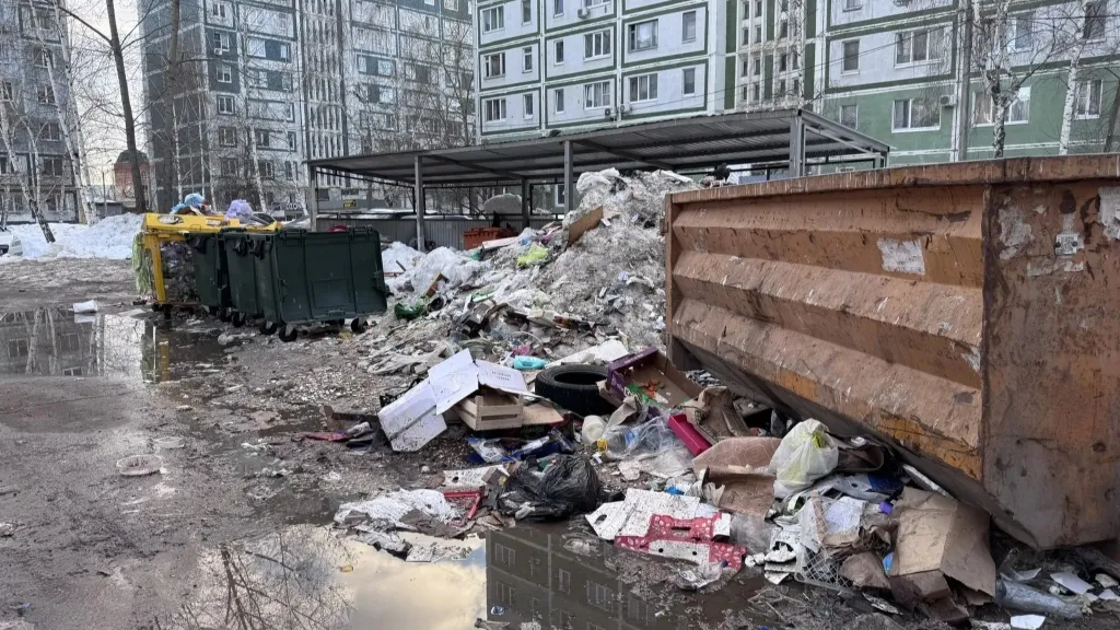 В мэрии Казани назвали причины сбоев с вывозом мусора