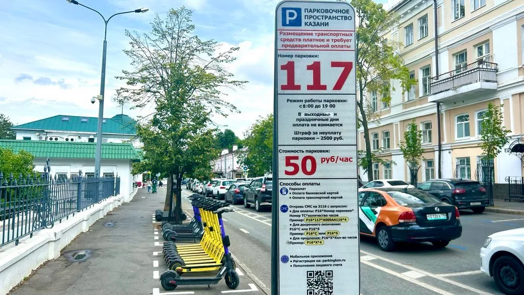 Еще у 10 социальных учреждений Казани появились платные парковочные места