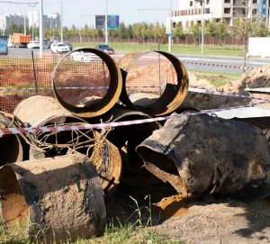 К концу сентября в Казани завершится ремонт водопровода на пр. Камалеева 